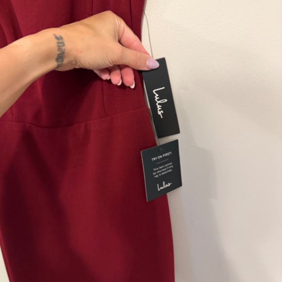 Lulu's Maxi Open Back Dress - Picture 8 of 9